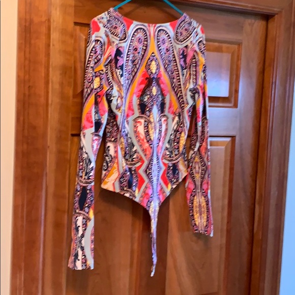 Free People leotard shirt size large NWT - Picture 2 of 2